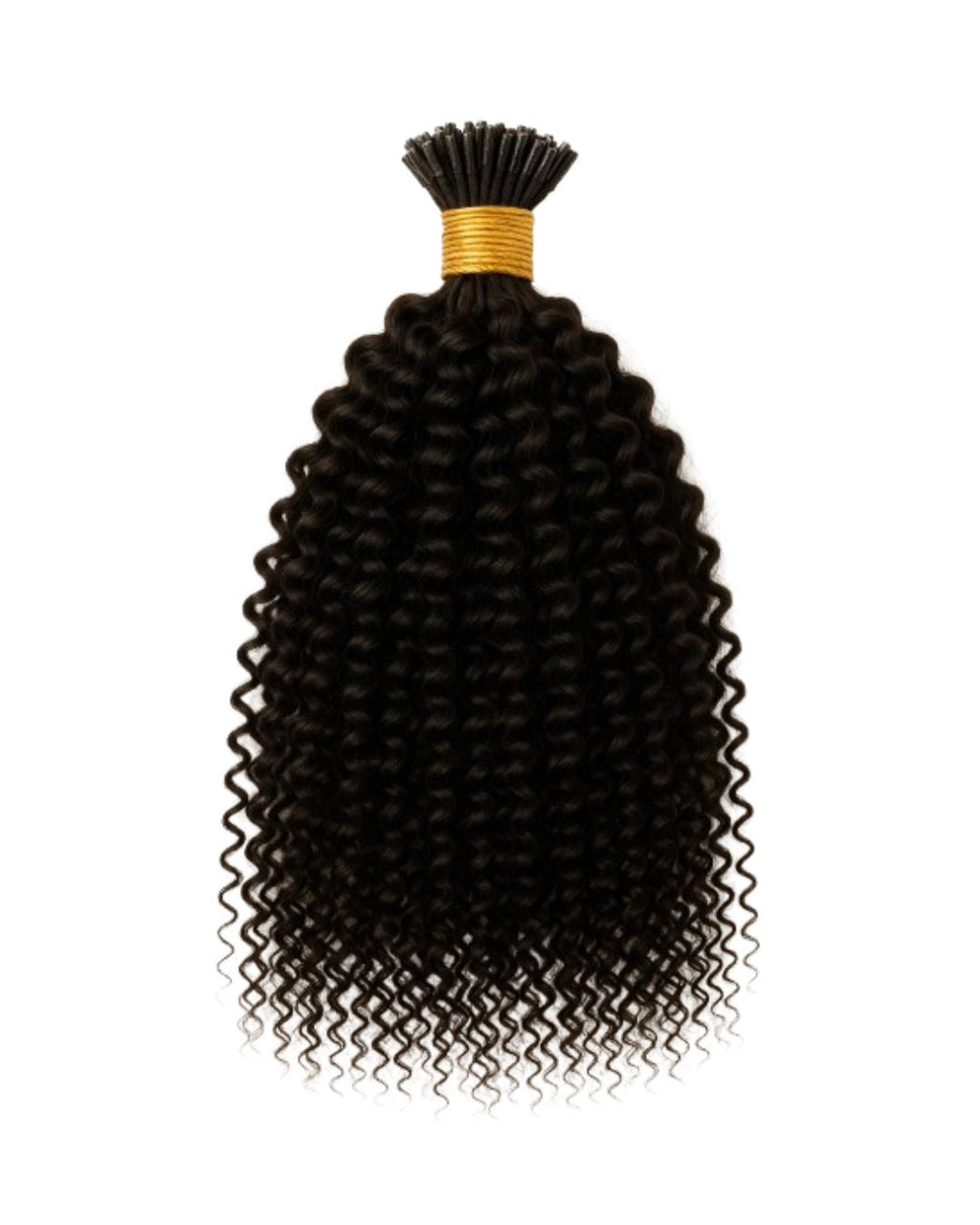 Raw I-Tip Hair Extensions - Kinky Curly
