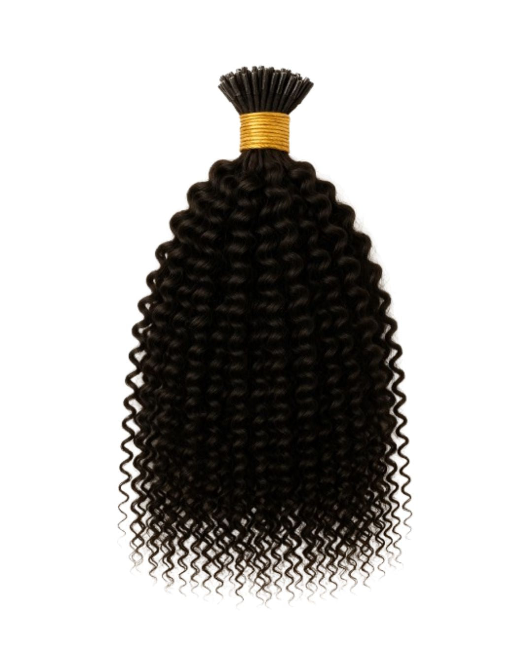 Raw I-Tip Hair Extensions - Kinky Curly