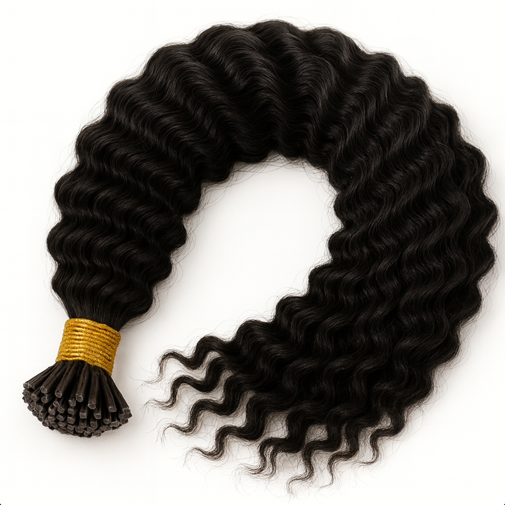 Raw I-Tip Hair Extensions - Deep Wave