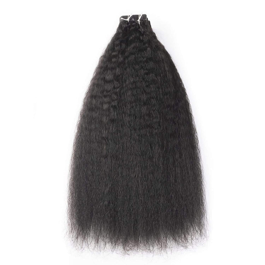 Kinky Straight Tape-in Hair Extensions