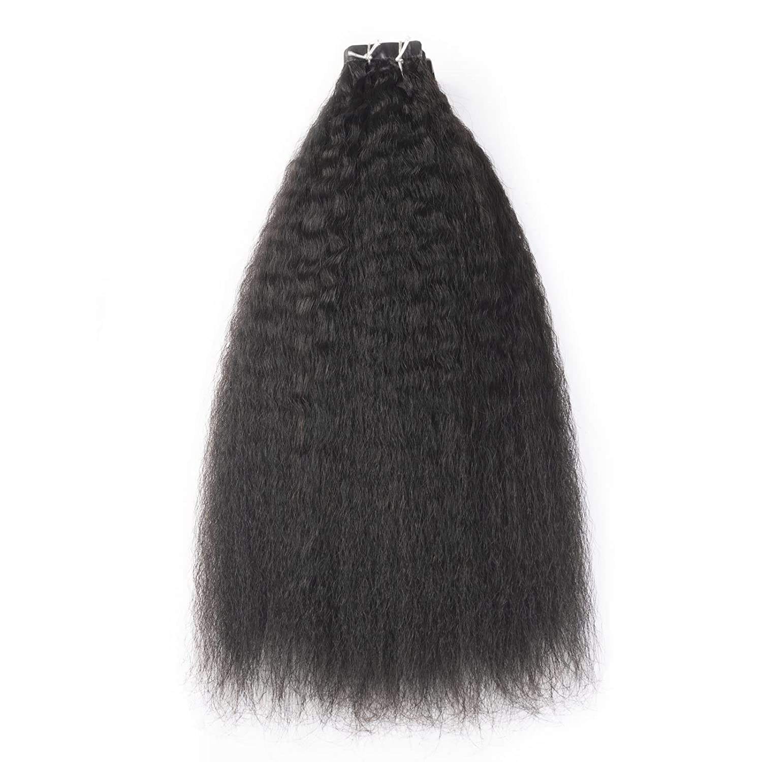 Kinky Straight Tape-in Hair Extensions