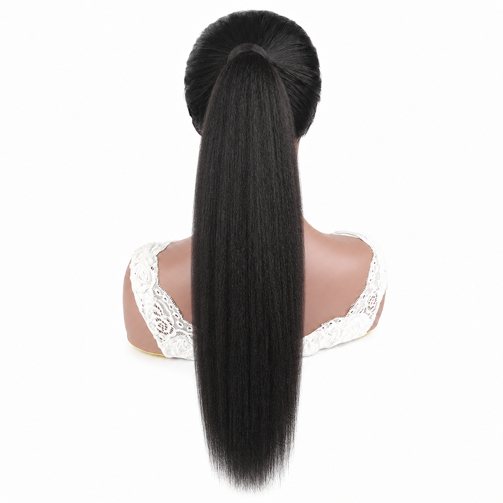 Kinky Straight Wrap-around Ponytail Extension