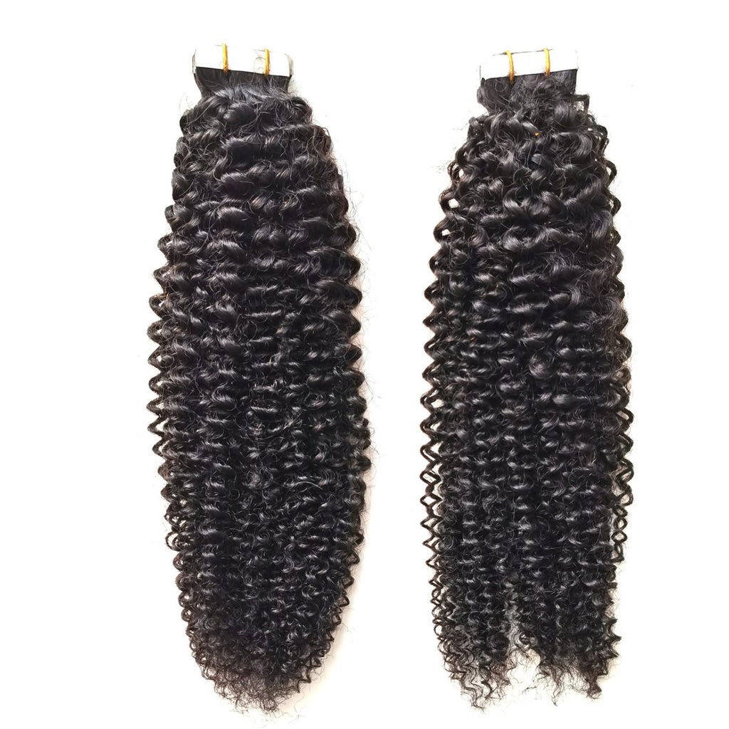 Jerry Curly Tape-in Hair Extensions