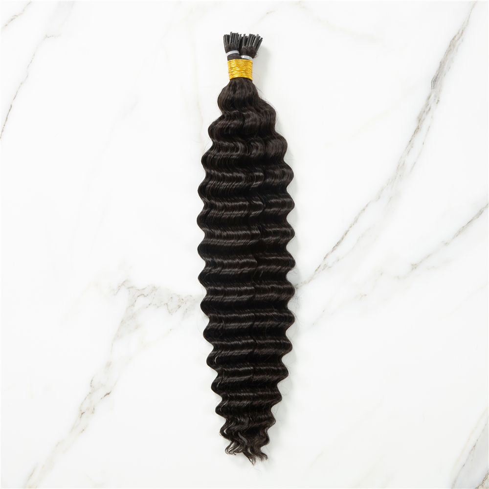 Raw I-Tip Hair Extensions - Deep Wave