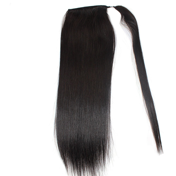 Silk Straight Wrap-around Ponytail Extension