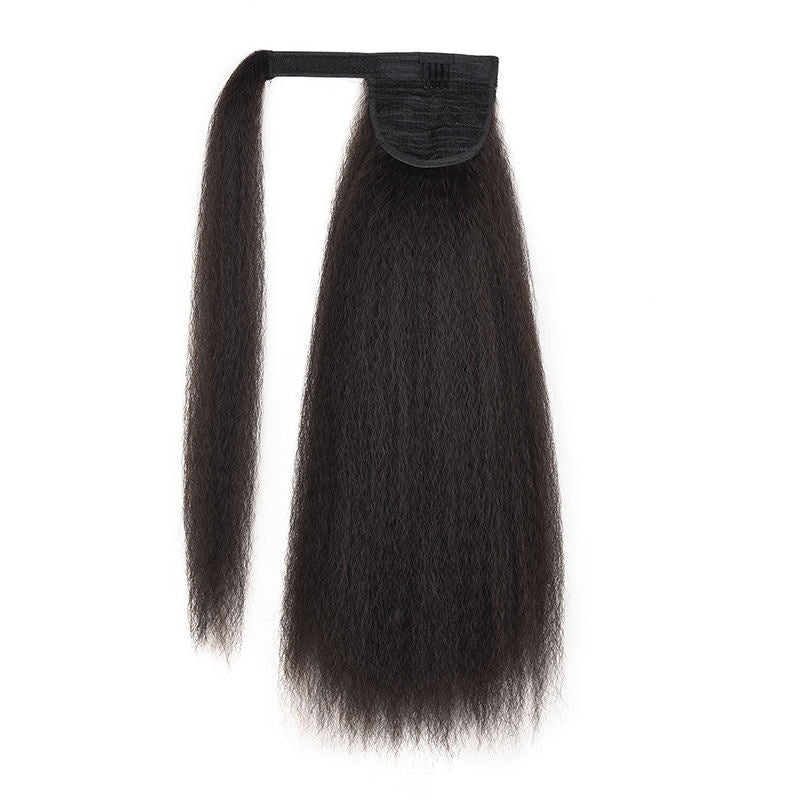 Kinky Straight Wrap-around Ponytail Extension