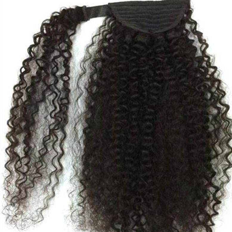 Kinky Curly Wrap-Around Ponytail Extension