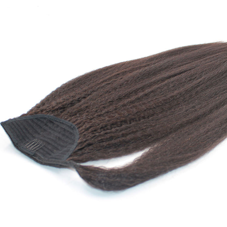 Kinky Straight Wrap-around Ponytail Extension