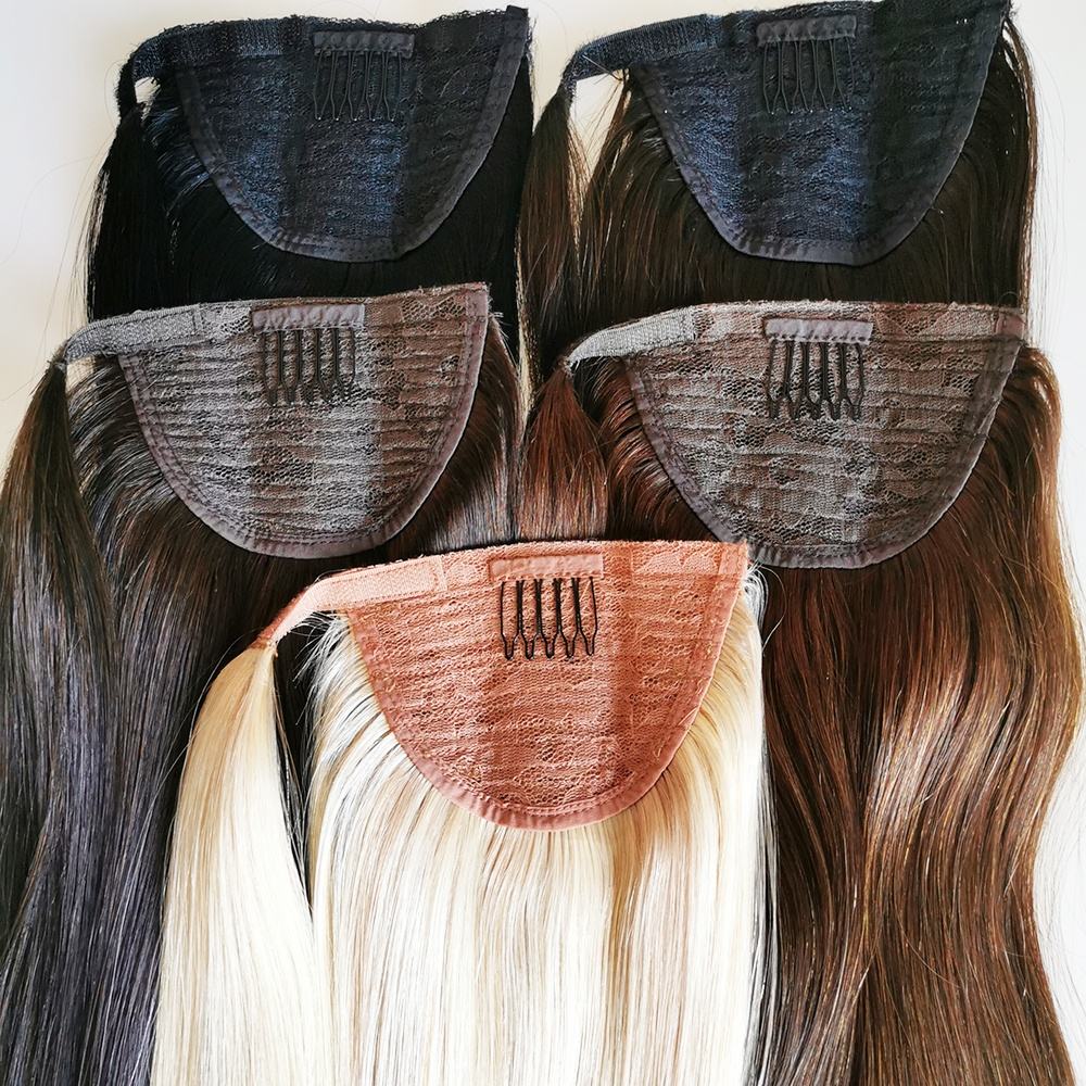 Silk Straight Wrap-around Ponytail Extension