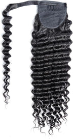 Deep Wave Wrap-around Ponytail Extensions