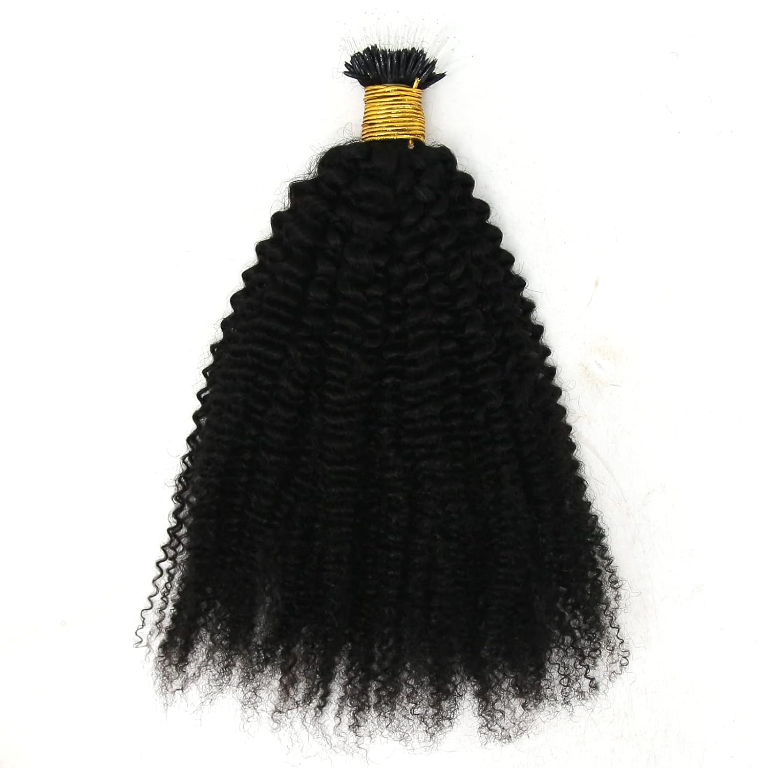 Raw I-Tip Hair Extensions - Afro Coily Curly