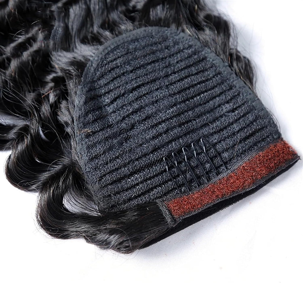 Deep Wave Wrap-around Ponytail Extensions