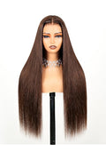 6x5 Glueless Straight Wig - Chestnut Brown