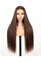6x5 Glueless Straight Wig - Chestnut Brown