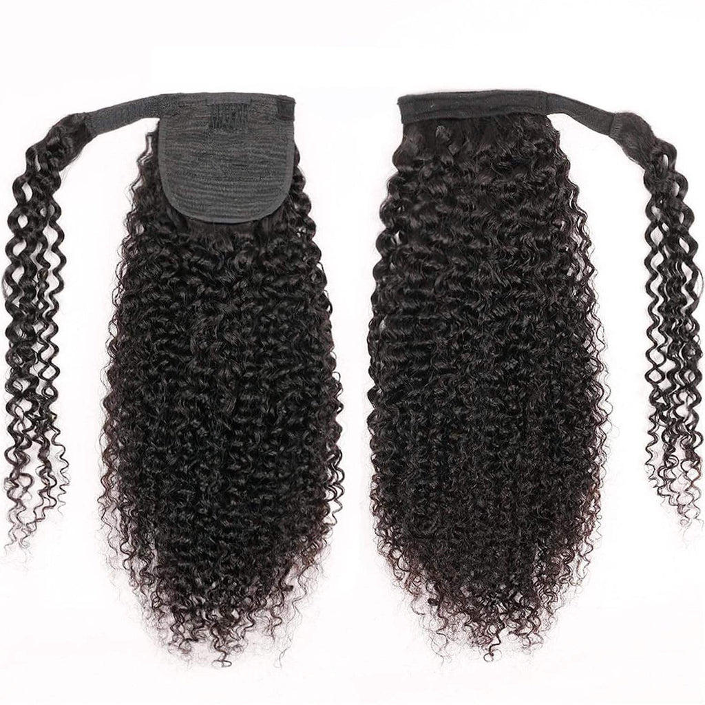 Kinky Curly Wrap-Around Ponytail Extension