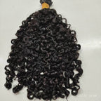 Raw I-Tip Hair Extensions - Burmese Curly