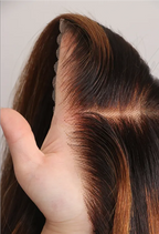 6x5 Glueless Bob Wig - Caramel Brown Highlights