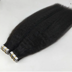 Kinky Straight Tape-in Hair Extensions