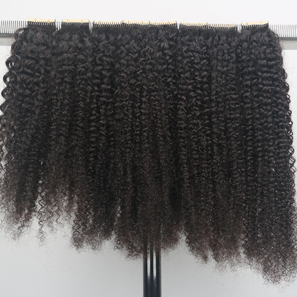 Kinky Curly Tape-in Hair Extensions