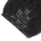 Raw Kinky Straight Yaki Clip-in Hair Extensions (Set of 8)