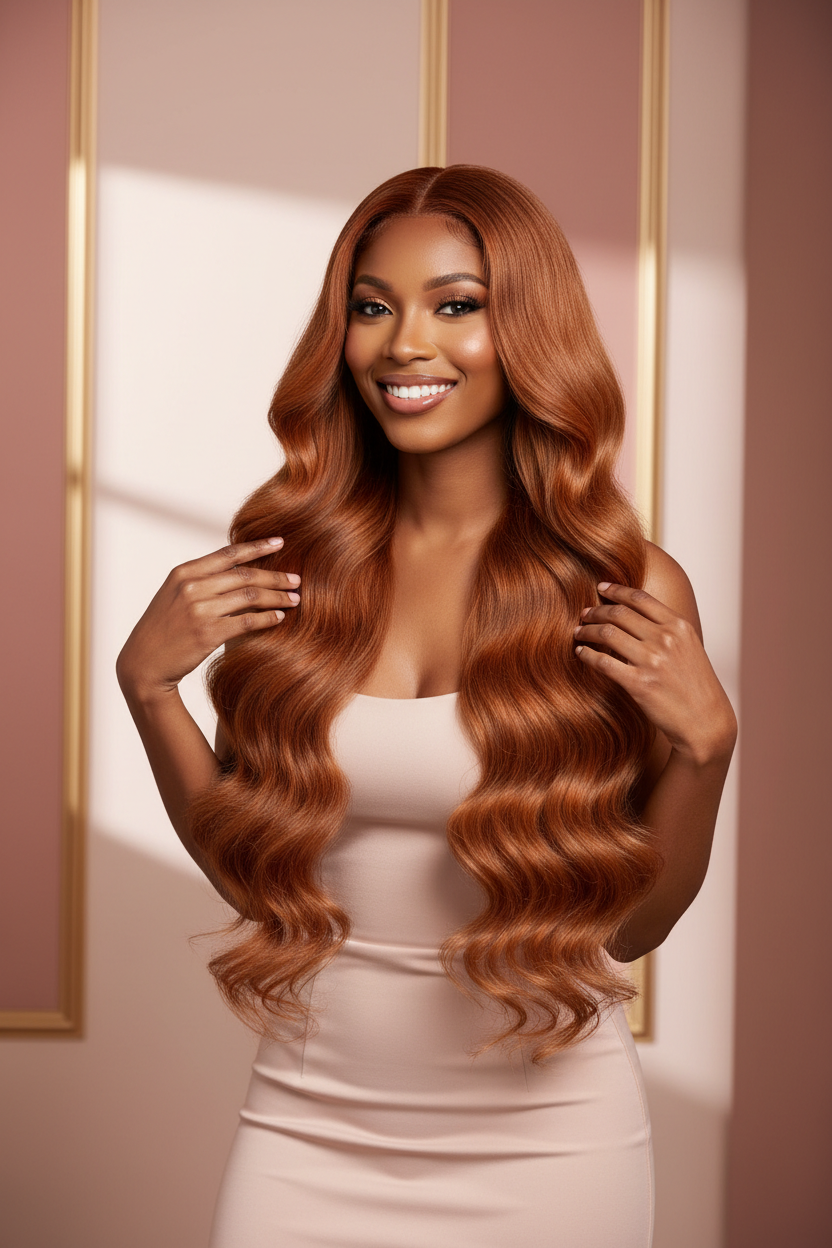 6x5 Pre-cut Glueless Bob Wig - Ombre Highlights