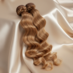 Honey Blonde Hair Bundle with Champagne Drapes