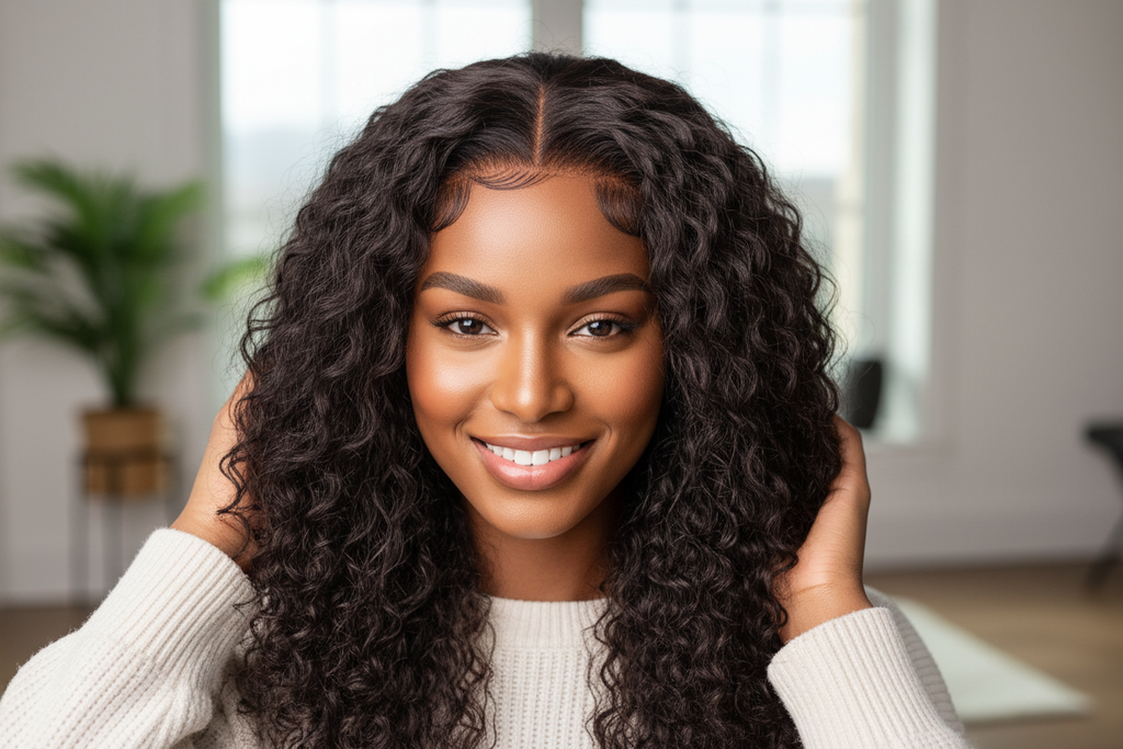 Lace Front Wig Lifestyle Image