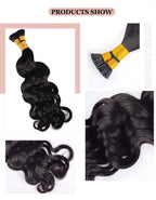 Raw I-Tip Hair Extensions - Loose Deep Wave